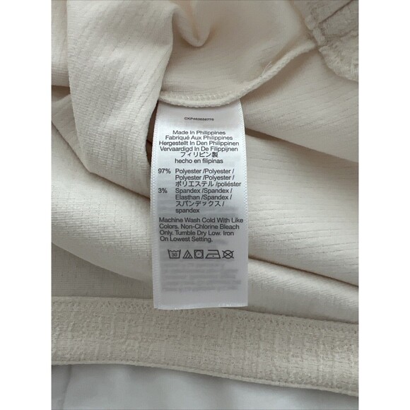 Madewell Ivory Square Neck Blouse Size 1x - Picture 9 of 9